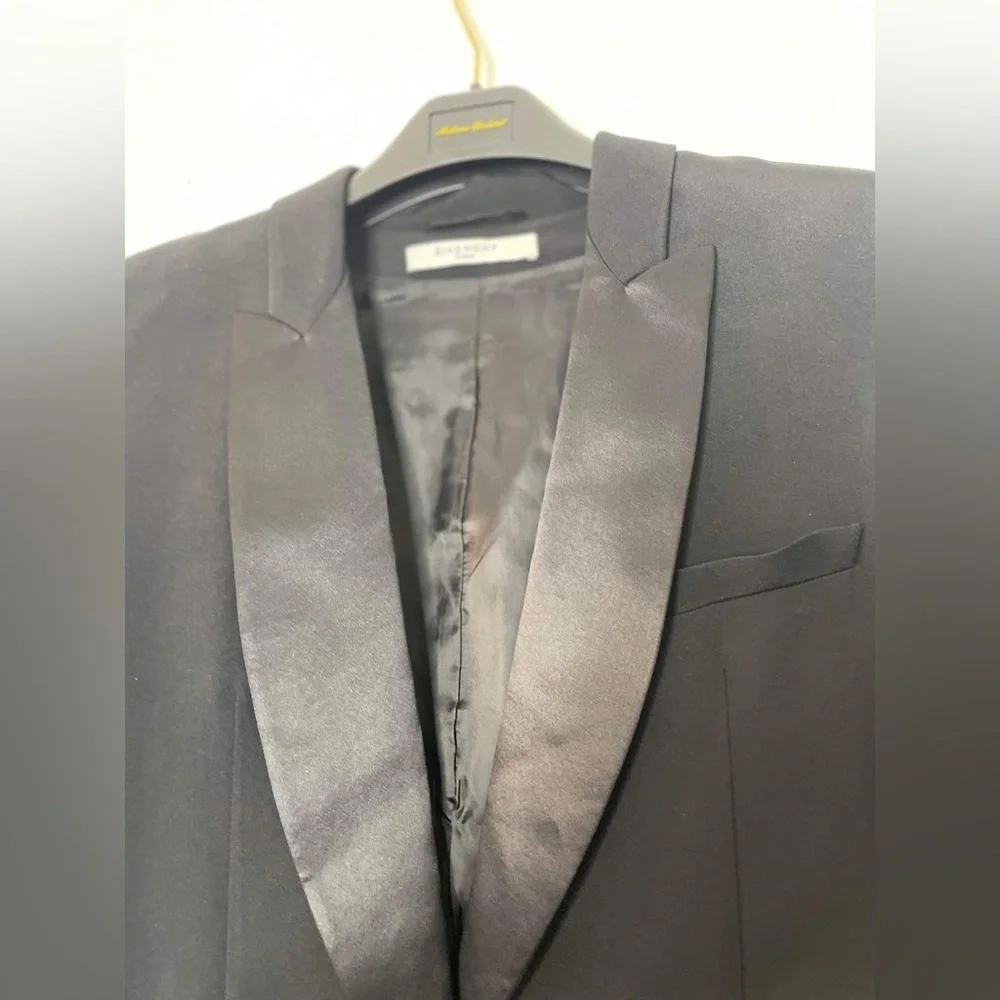 Black oversized silk Givenchy coat size 38/ medium
